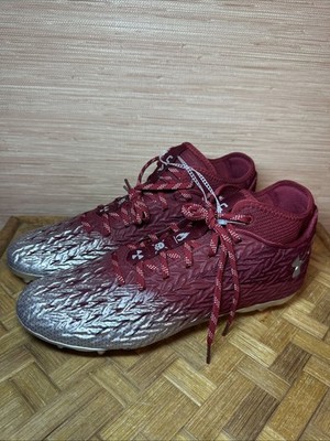 Under Armour Spotlight Clone 4.0 MC RED Football Cleats Men  display picture 3