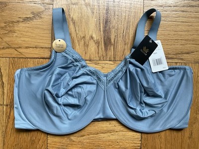 40H - WACOAL  Perfect Primer Full Figure Underwire Bra, Windward Blue, New