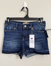 Celebrity Pink Girls Size 14 Blue Denim Cut-O...