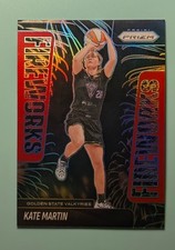 2025 Panini Prizm WNBA - Kate Martin Red Fireworks Insert #'d /99 - Sparks