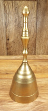 Vintage 9 INCH Solid Brass Hand Held School /...