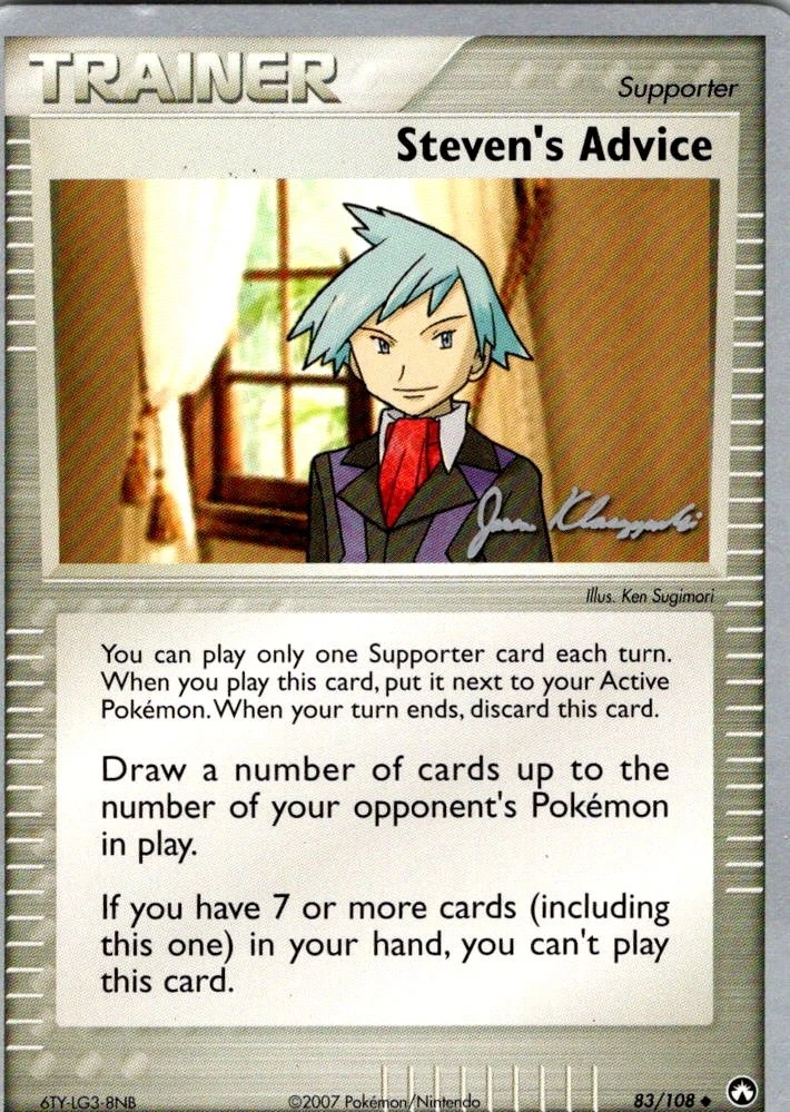 Steven's Advice Pokémon TCG Cards for sale | eBay