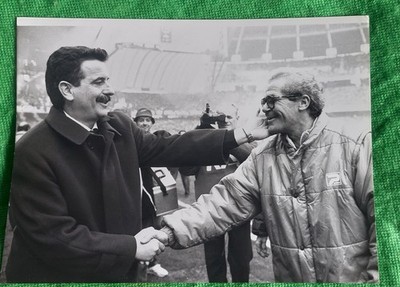 PHOTO EMILIANO MONDONICO GUSTAVO GIAGNONI COACHES TORINO CREMONESE