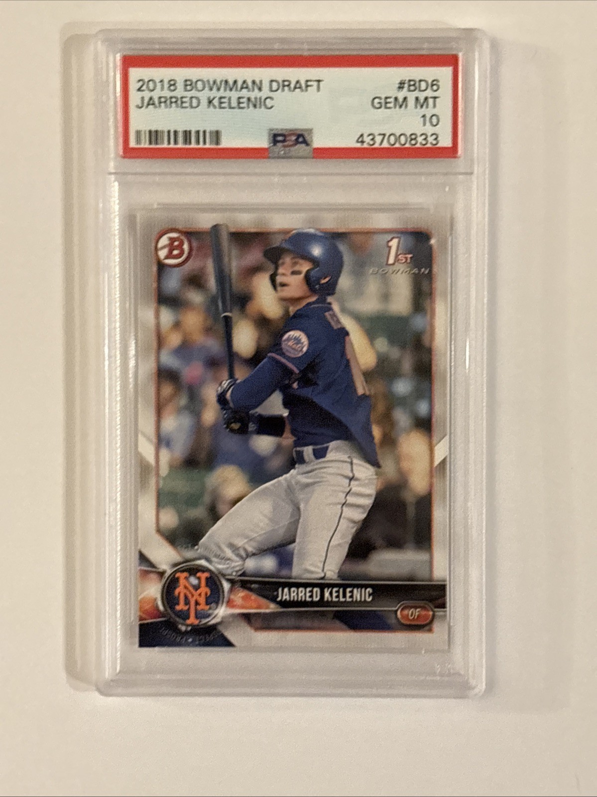 2018 Bowman Draft - Jarred Kelenic #BD-6 (RC)