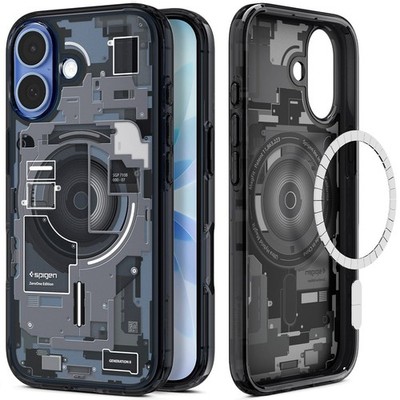 Handyhülle für iPhone 17 Spigen Case Cover Schutzhülle Etui Rauchfarben-Grau