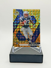 2025 Panini Mosaic - Deion Branch #111 Reactive Yellow Mosaic Prizm