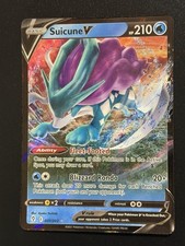Suicune V 031/203 Evolving Skies Holo carta Pokémon ultra rara da collezione