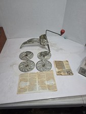 Vintage Mouli Salad Maker Metal Rotary Grater...