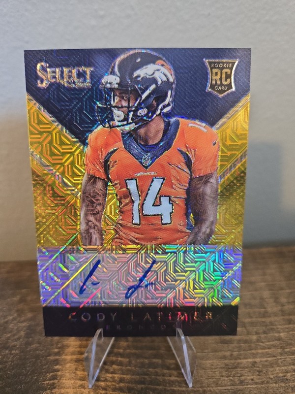 2014 Panini Select Cody Latimer Prizm Auto RC #RA-CL 1/1 Broncos