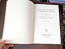 Education of a Christian Prince by Desiderius Erasmus Lester Born translater HC