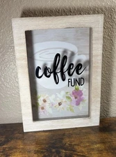 Coffee Funds Decor & Cash Box