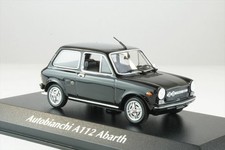 Maxichamps 1/43 Autobianchi A112 Abarth 1974 Black Diecast Model