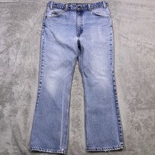 Vintage Levis Jeans 517 Bootcut Orange Tab 90s Made in USA Mens 36x30 Fit34x29 