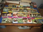 1977 - 1979  Sportscaster Sports Card Lot Hockey Baseball Football Auto Racing