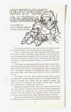 Vintage Outpost Gamma Booklet RPG
