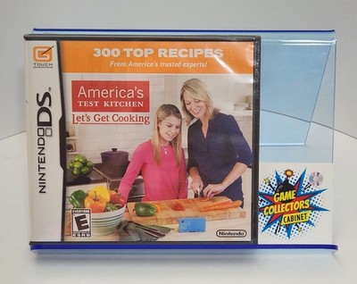 America's Test Kitchen: Let's Get Cooking (Nintendo DS, 2010) BRAND NEW Game NIB