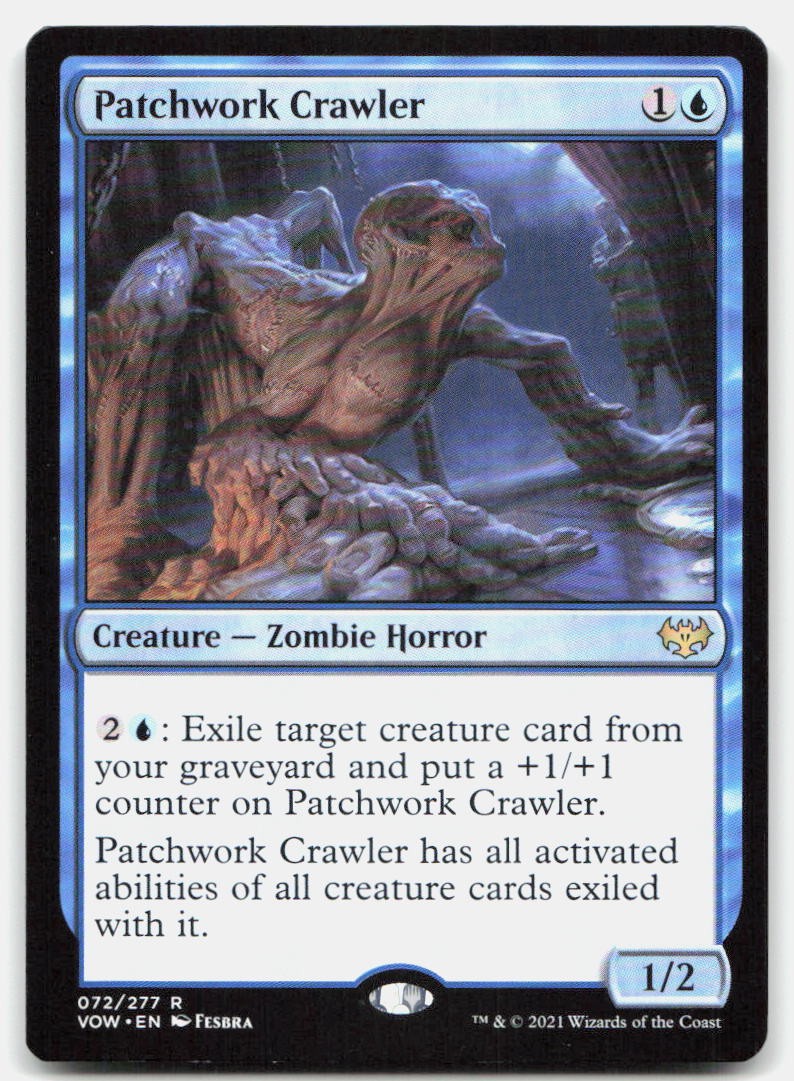 Patchwork Crawler 72 Rare  Cards Magic: The Gathering Near Mint