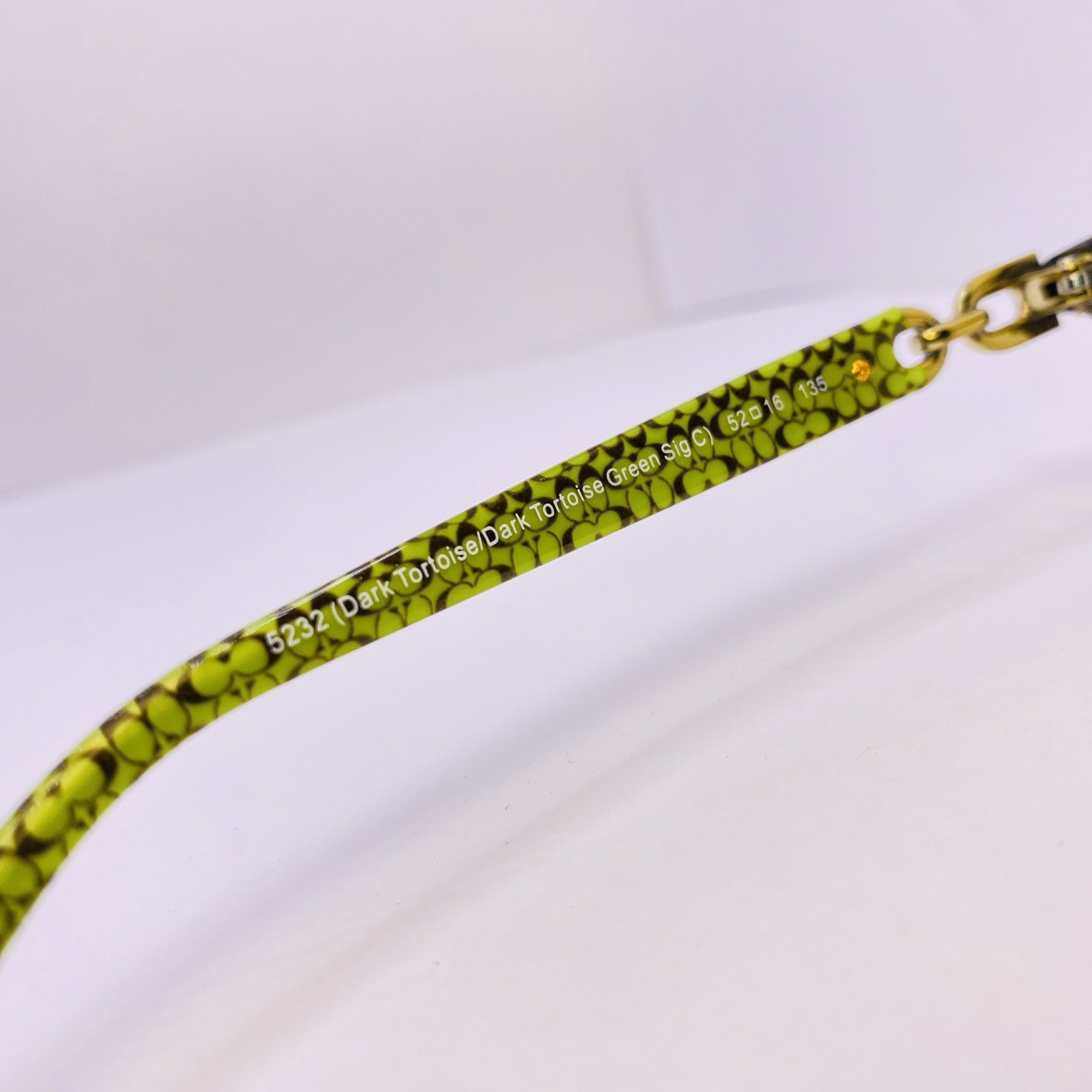 Coach Eyeglasses Sunglasses HC 6052 Fannie 5232 Dark Tortoise Green 52 [] 16 135 thumbnail 4