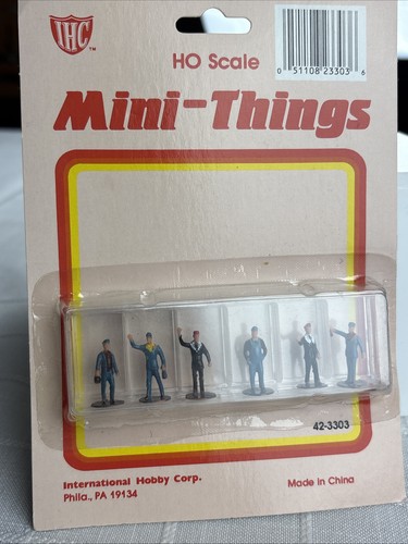 Tren IHC Mini-Things escala HO tripulación trabajadores ferroviarios 42-3303 nuevo en paquete | Zustand: New