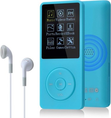 MP3 Player 8GB Tragbarer Musikplayer mit SD Speicher 64GB HiFi Sound