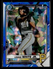 2021 Bowman Draft Sapphire Edition #BDC-28 Lonnie White Jr. card