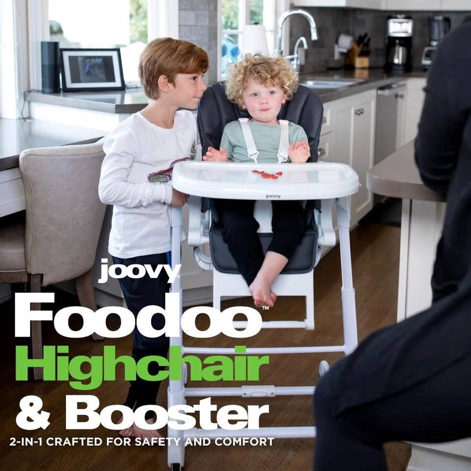 	Joovy Foodoo High Chair & Booster Seat Jet	 - Image 2 of 4