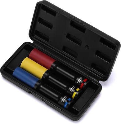 MIXPOWER 3 PCS 1/2'' Drive Impact Tools, Non-marring & Thin Wall Lug Nut