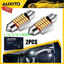 Auxito 31mm De3175 De3022 Led Car Map Dome Light Bulb 6000k Bright White 110set