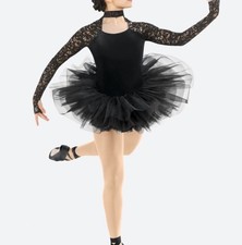 Two Revolution Dancewear Costume Tulle Tutu Style 10002 Black Size SA