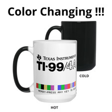 Texas Instruments TI-99/4A - COLOR-CHANGING MUG   15oz BEST GIFT for RETRO FAN