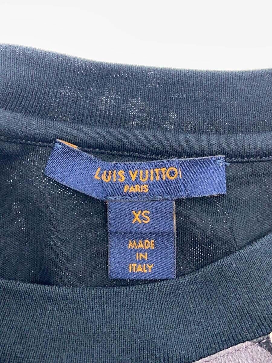 LOUIS VUITTON◆半袖ブラウス/XS/シルク/GRY/総柄/RW192W NMV FHT// LOUIS VUITTON blouse short sleeve XS silk Gray full pattern