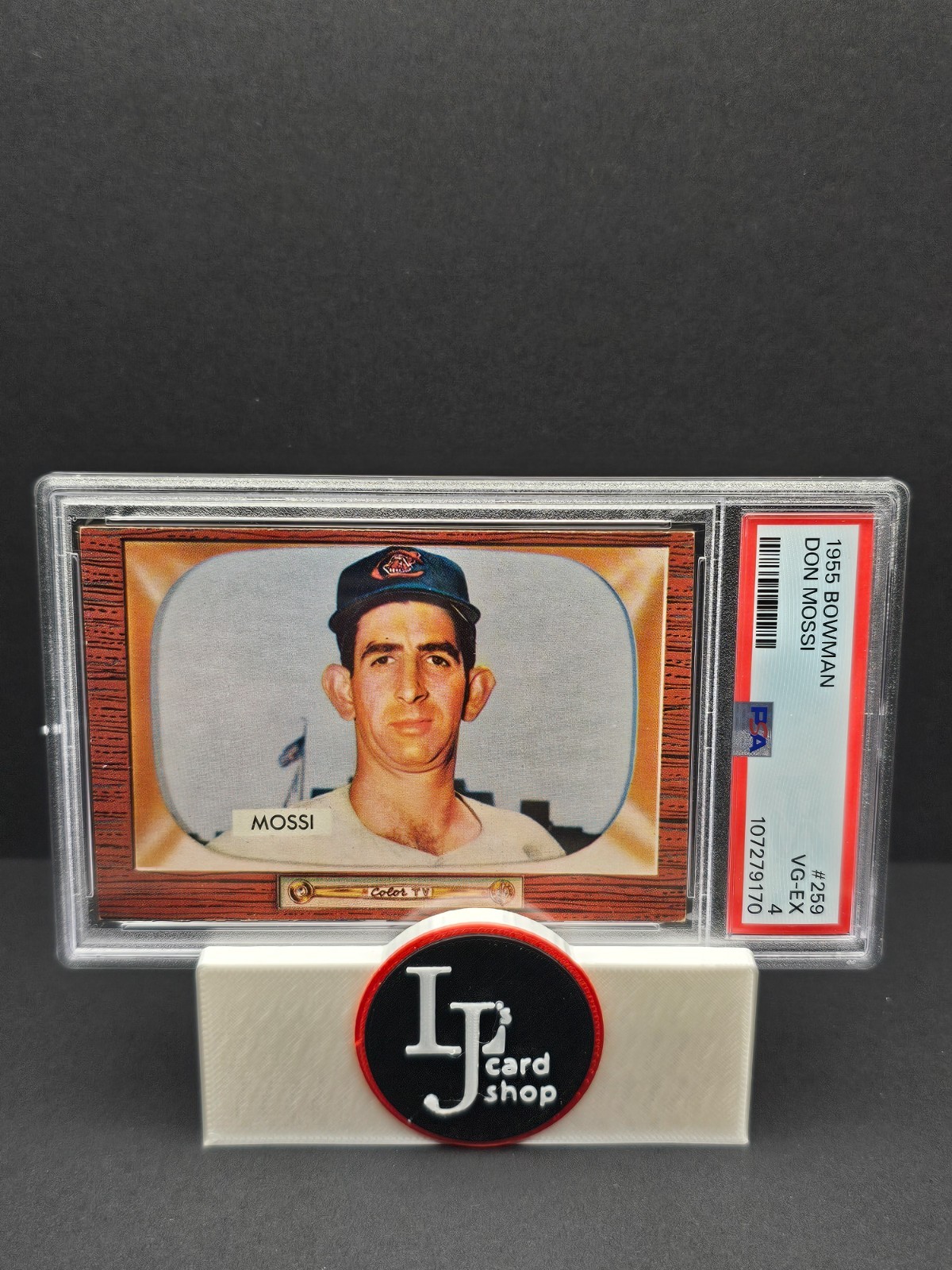 1955 Bowman Don Mossi #259 Cleveland Indians PSA 4 K1