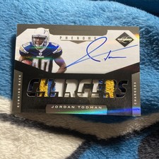 Jordan Todman 2011 Limited Rookie Auto Patch Card #236 Serial #124/299. rookie card picture