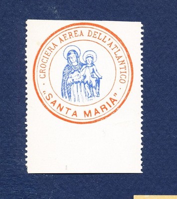 (56)  Groceria Aerea dell'Atlantico Santa Maria - 1.5'' '' luggage / poster stamp
