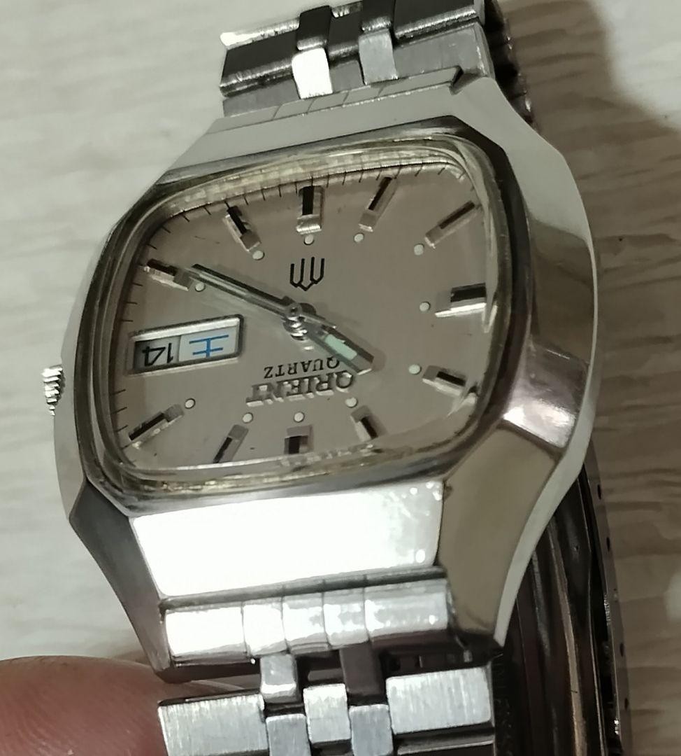 [Working Condition] ORIENT Quartz Watch, Silver, … - image 3