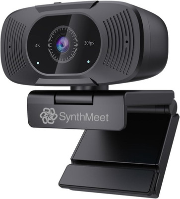 4K Webcam for PC, 1080P@60FPS, 4K Camera with Noise-Reducing Microphone, 92°FOV,