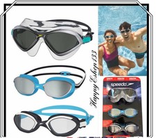 Brand New Speedo Adult Unisex Swim Goggles 3-pack, Anti-Fog/UV Protection
