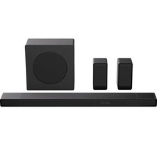 Hisense AX700 5.1.4 CH Dolby Atmos Soundbar Wireless Subwoofer Rear Speakers 4K