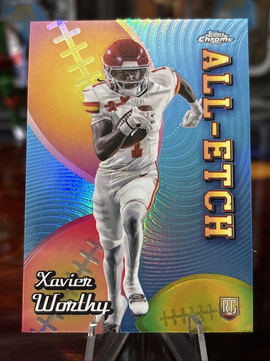 2024 Topps Chrome-Xavier Worthy All Etch RC #CAE-XW | eBay
