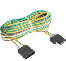 4 Pin Trailer Light Wire Harness Extension 18 Gauge 4-Way Flat Wiring 25 ft.