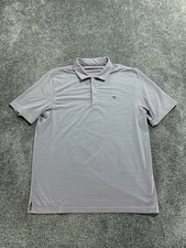 Vineyard Vines Polo Shirt Men Large Multicolor Stripe Sankaty Stretch Golf