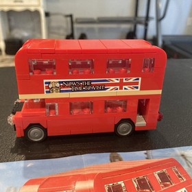 LEGO Creator London Double Decker Bus 40220 Miniature 100% Complete No Box