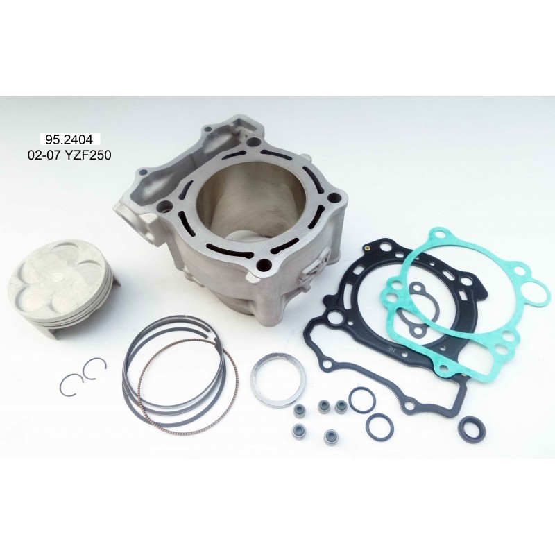 Kit cylindre piston Yamaha 250 YZF en aluminium Aoki Racing