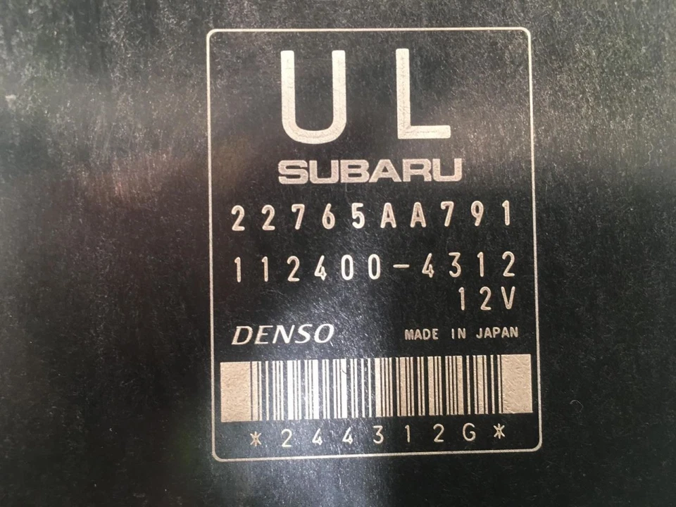 Main Engine Computer ECU ECM PCM Module 2010 Subaru Impreza 2.5L 22765AA791 Foto 2 de 4