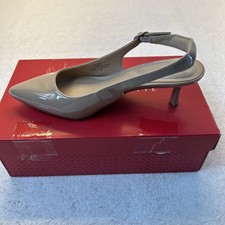 Kelly & Katie Jamet Nude Slingback Kitten Heel Pumps Sz 6.5 New in Box