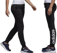 Adidas Essentials Women's Linear French Terry Joggers, Large