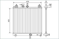 Valeo 701138 KüHler FüR MotorküHlung MotorküHler AutoküHler KüHler
