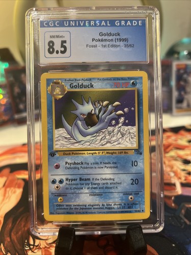 Golduck (1st Edition) graded CGC 8.5 for sale on eBay