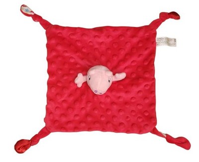 Peppa Pig Schmusetuch supersoft my first Peppa Pig 38 cm rot sensorische Oberflä