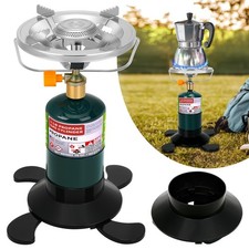 Camping Stove Propane Burner, Portable Camp Stove with Foldable Gas Tank Base...